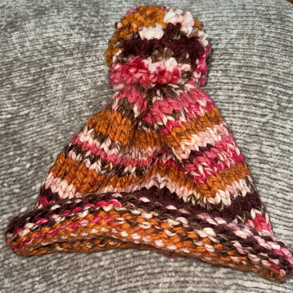 Knit 🧶 Hat - Homemade - ONE OF A KIND